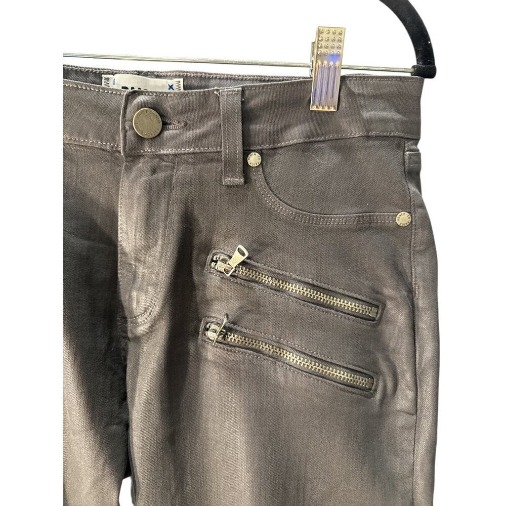 Paige Denim Jeans Womens Size 30 Jane Zip Skinny Evie Gray  Pre-Owned Good Con - Picture 4 of 10